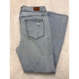 Judy Blue Distressed Light Wash Boyfriend Fit Jeans Women Size 11/30